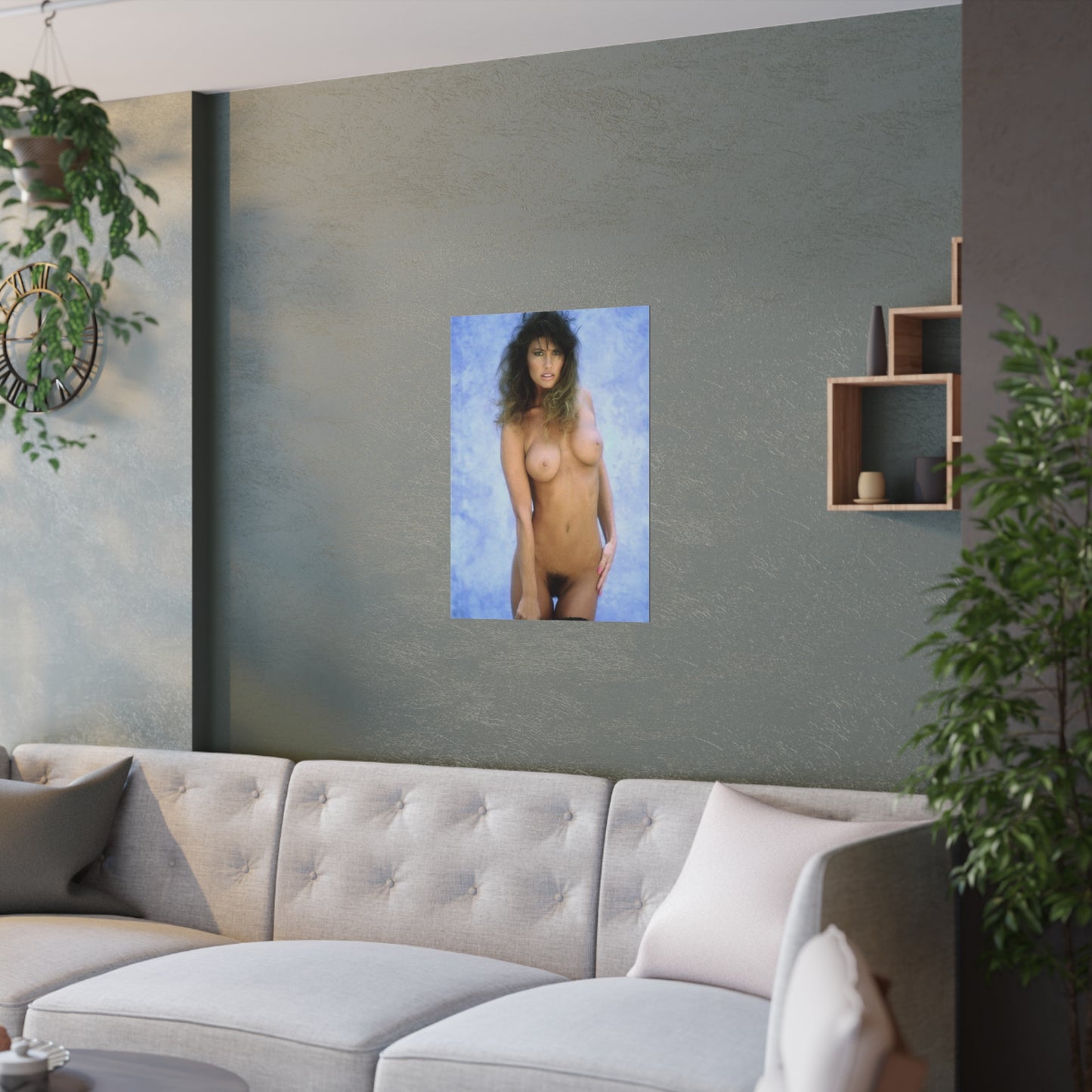 Satin Posters (210gsm) Retro Pornstar Ashlyn Gere Nude