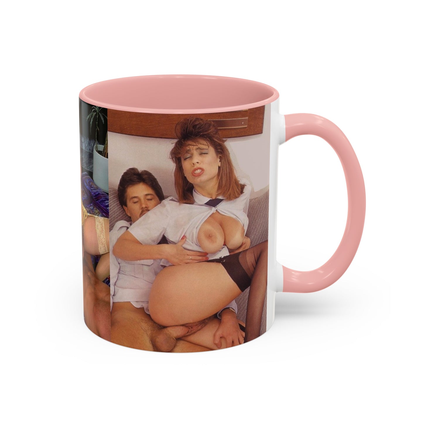 Accent Coffee Mug (11, 15oz) Retro Porn Porno Christy Canyon Fucking