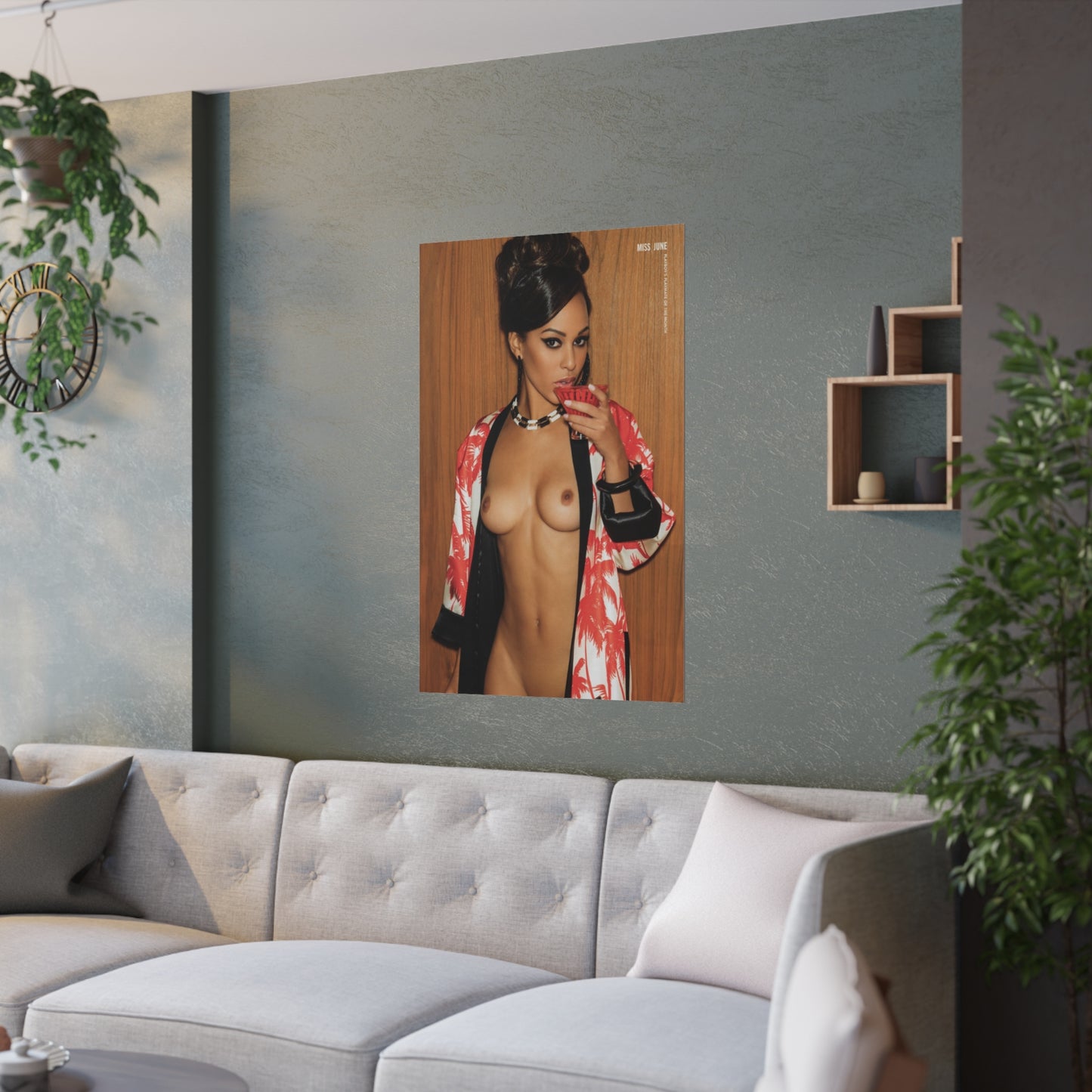 Satin Posters (210gsm) Playboy Playmate June 2015 Kaylia Cassandra