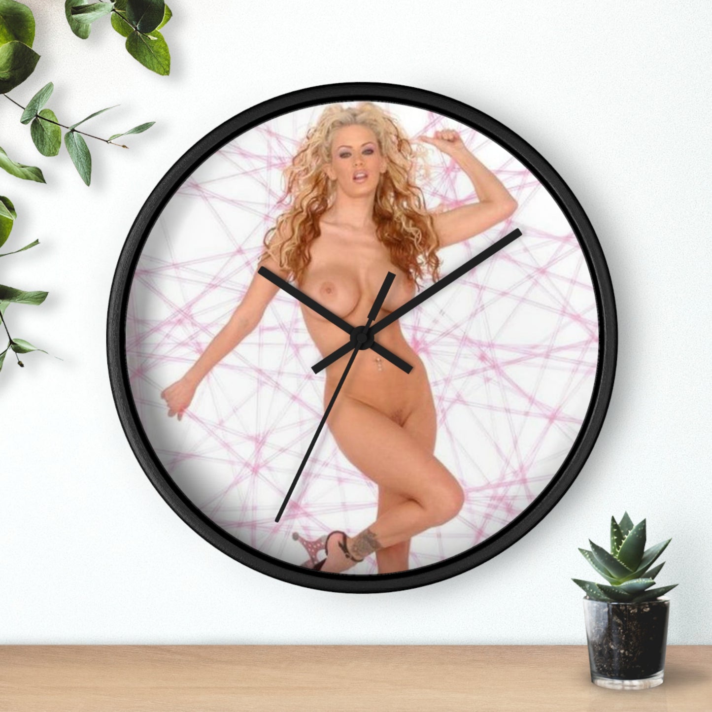 Wall Clock Pornstar Jenna Jameson Nude