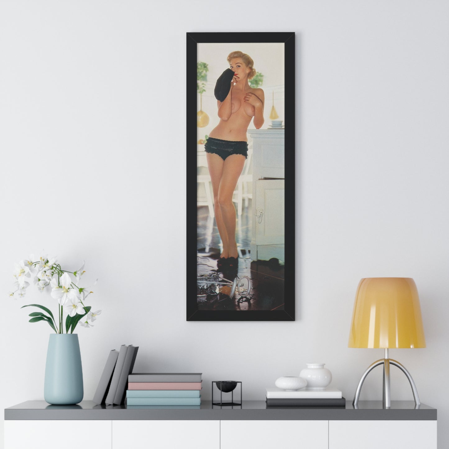 Framed Vertical Poster Playboy Playmate May 1956 Marion Scott