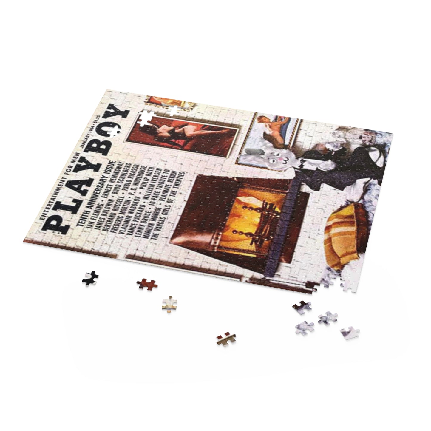 Puzzle (120, 252, 500-Piece) Playboy Cover January 1964