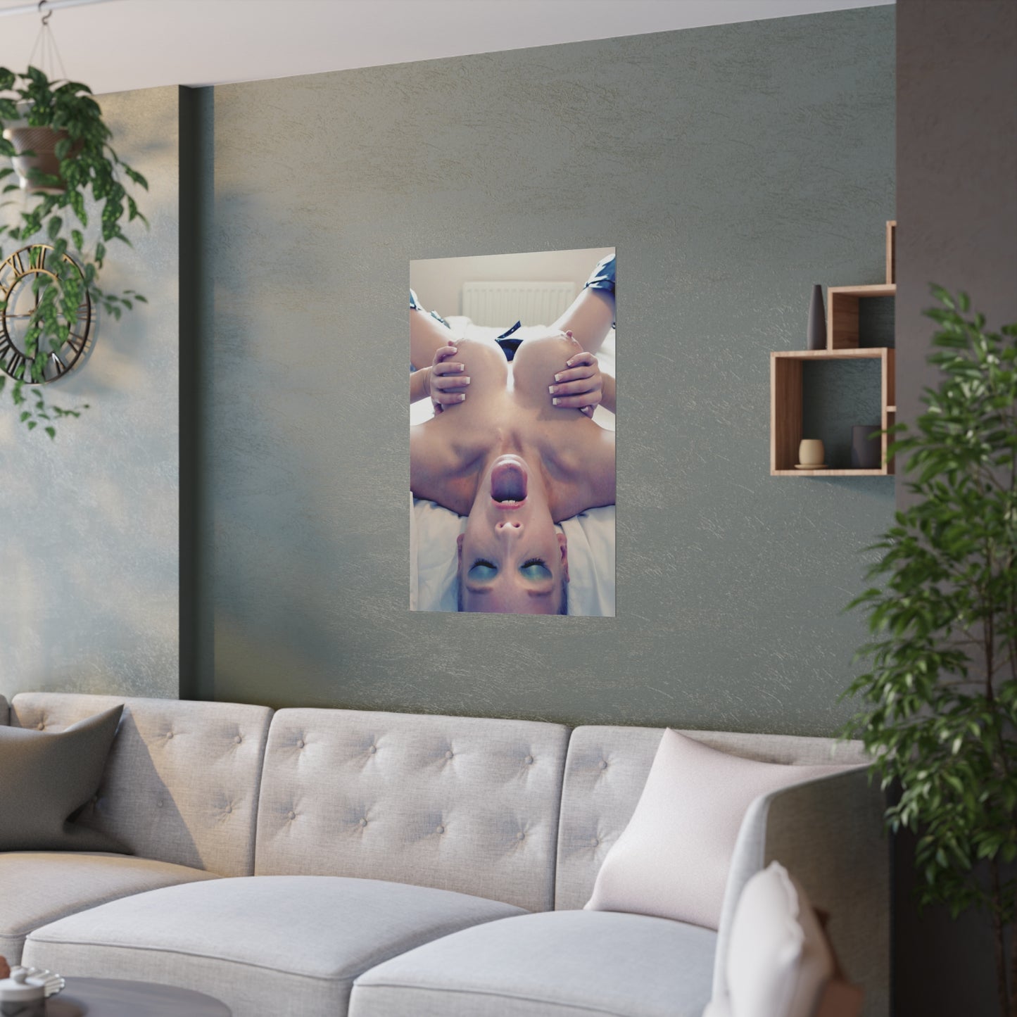 Satin Posters (210gsm) Target Practice Nude
