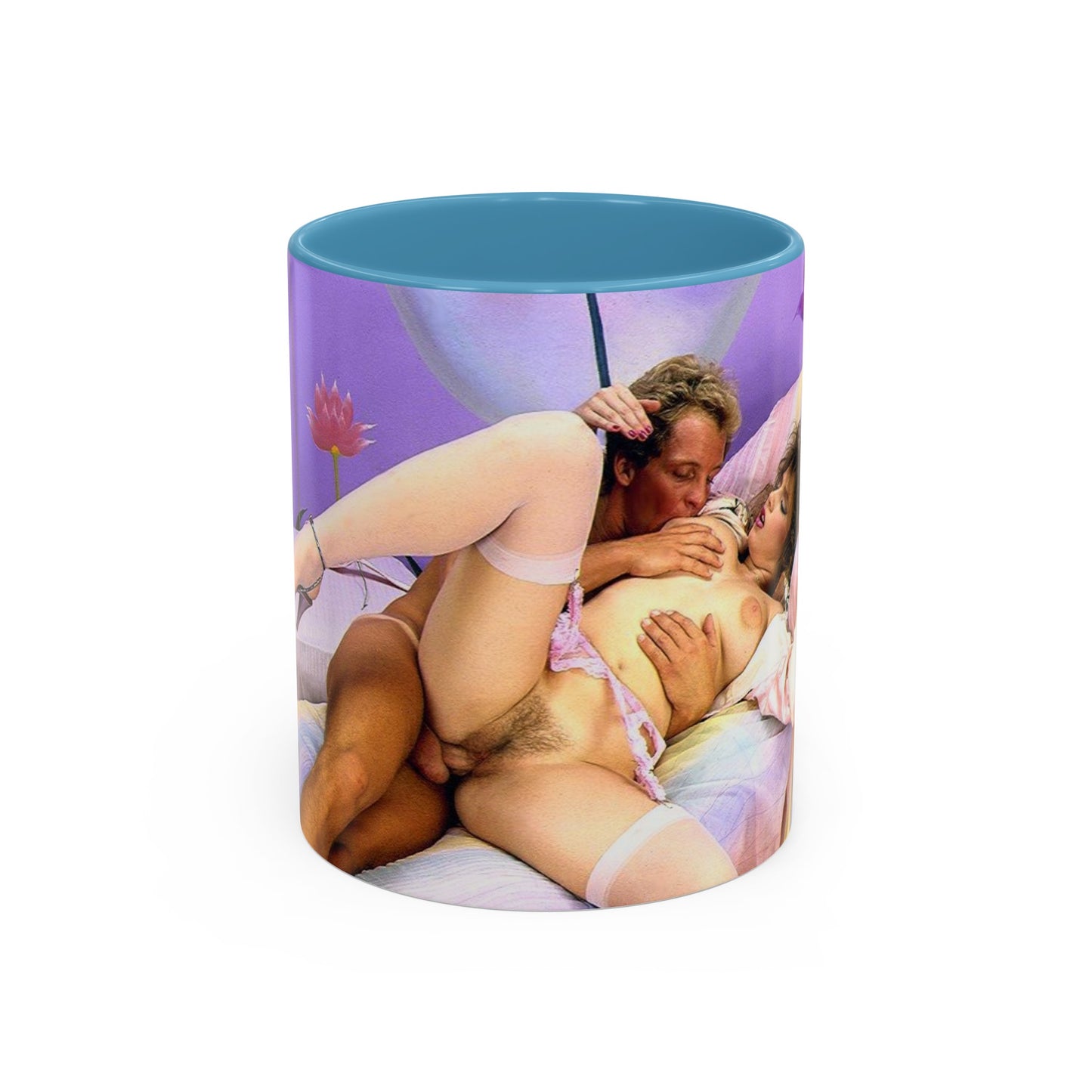 Accent Coffee Mug (11, 15oz) Traci Lords Nude Naked Retro