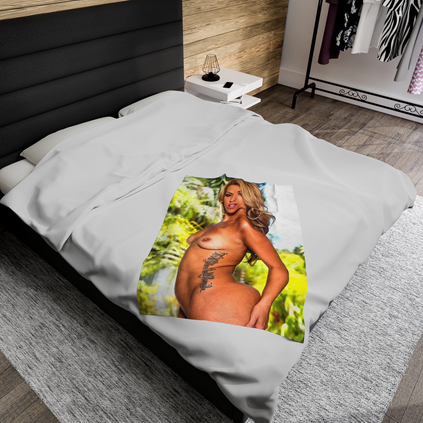 Velveteen Plush Blanket Pornstar Kelsie Monroe Nude