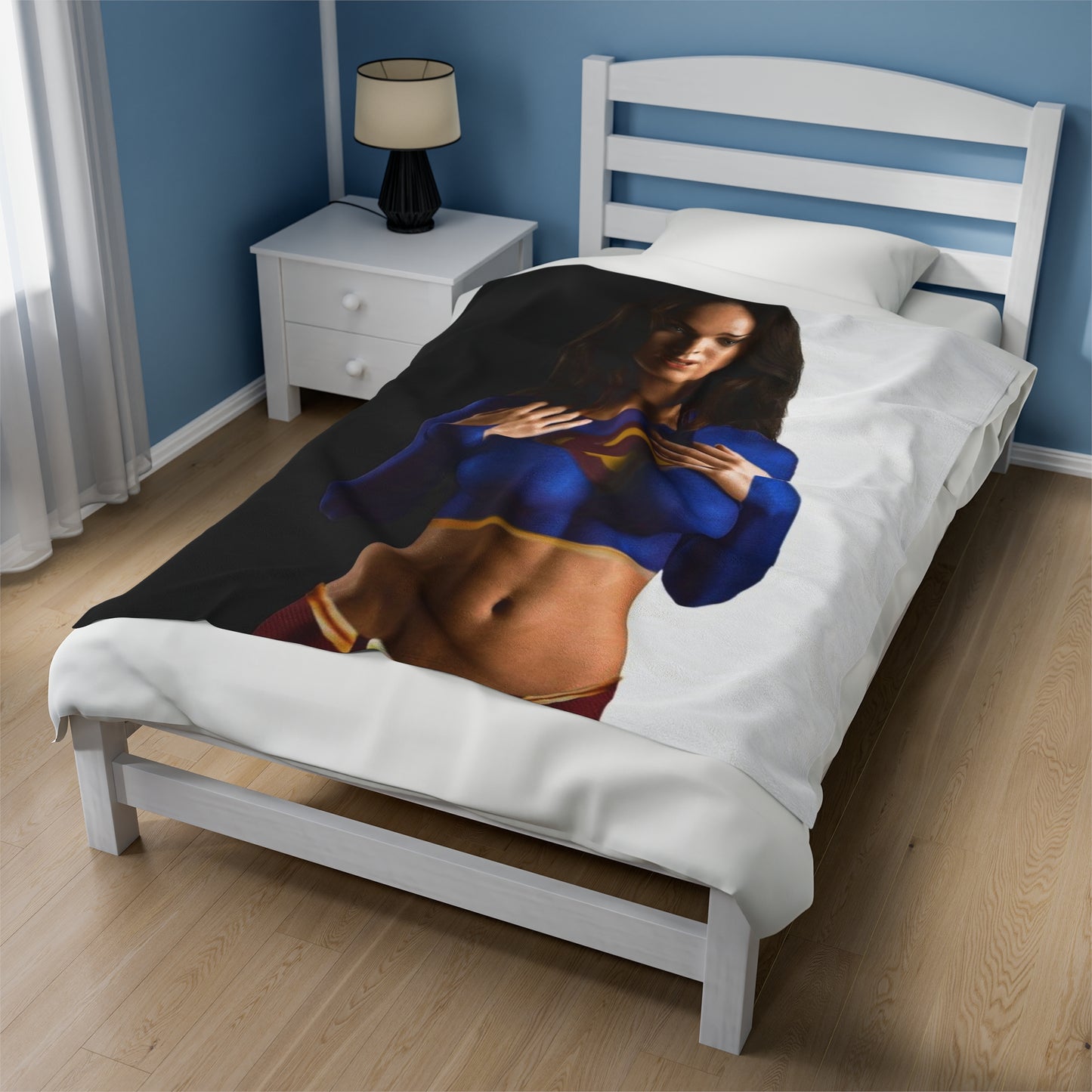 Velveteen Plush Blanket Megan Fox