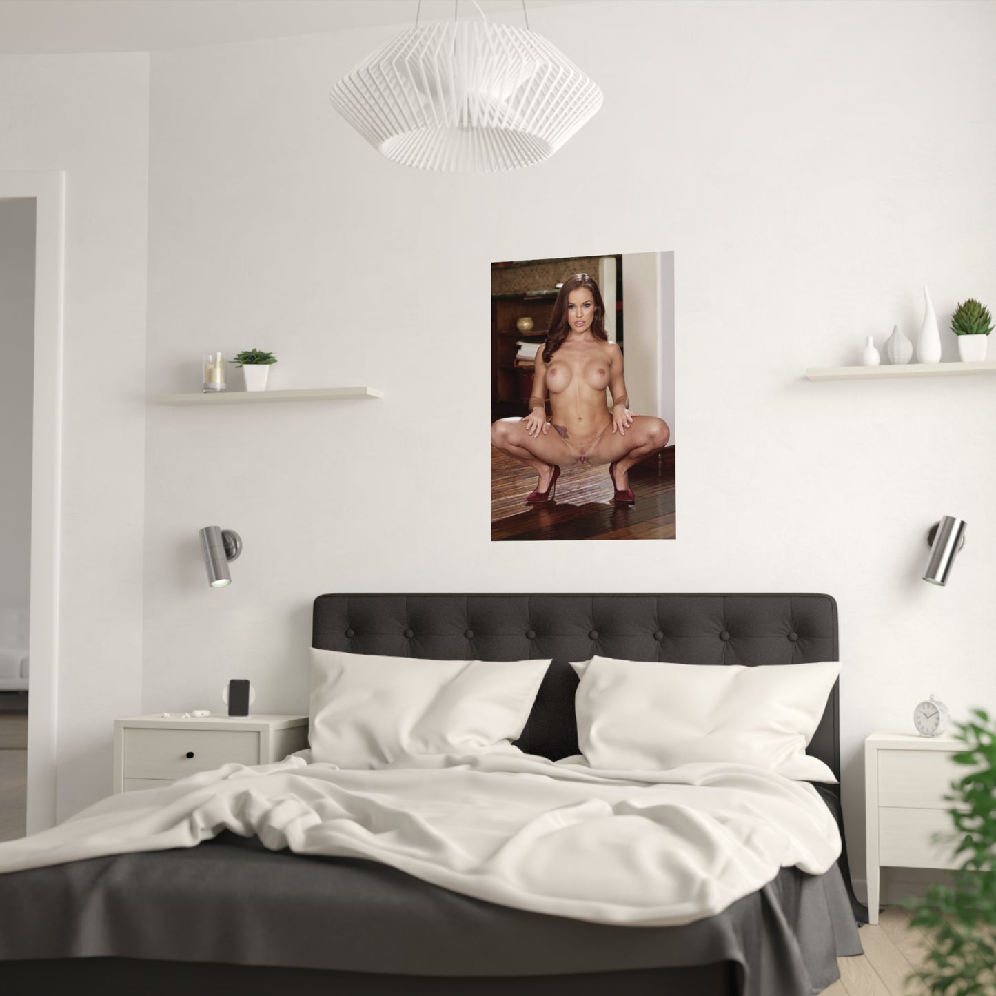 Satin Posters (210gsm) Megan Rain Nude #2