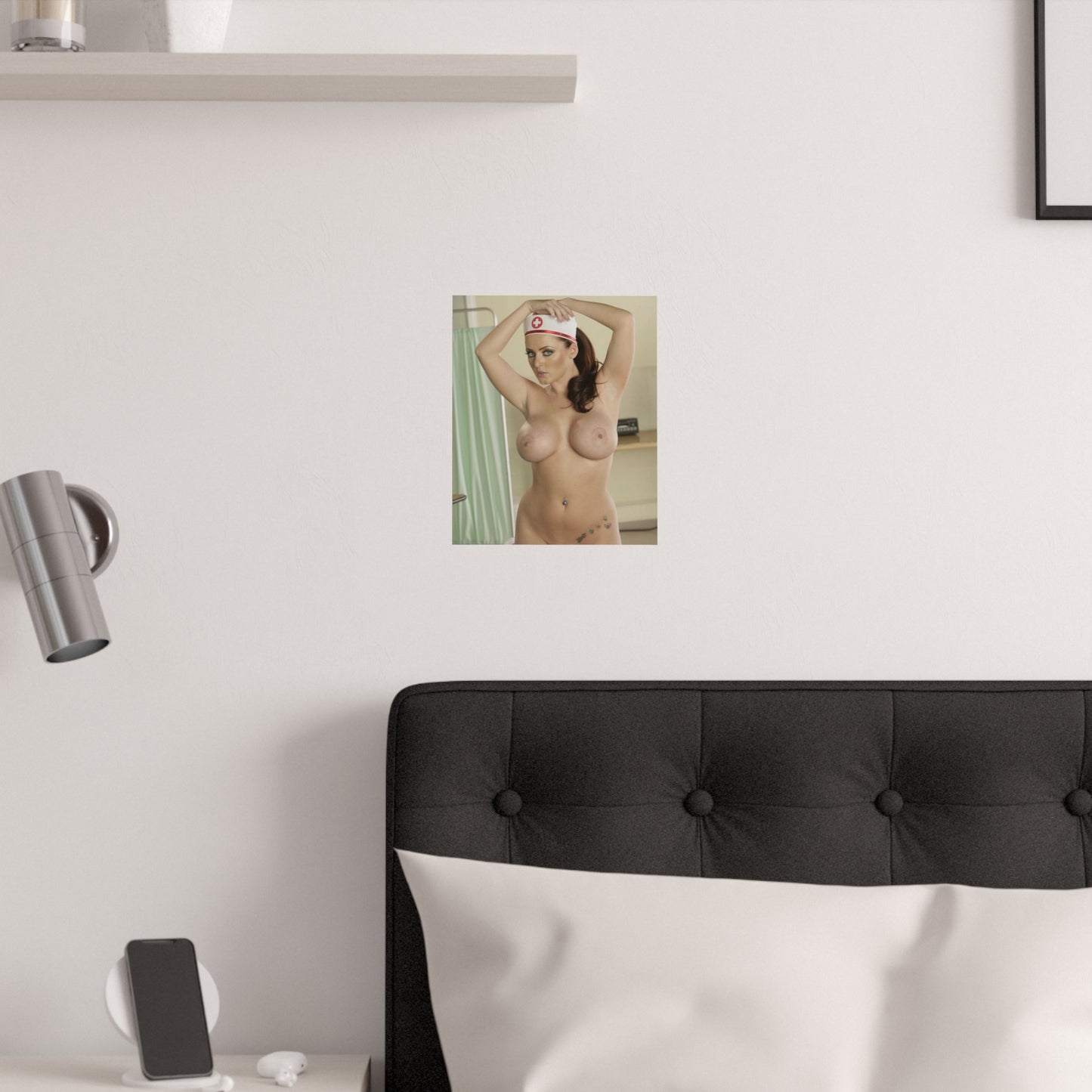 Satin Posters (210gsm) Sexy Nude Nurse Sophie Dee