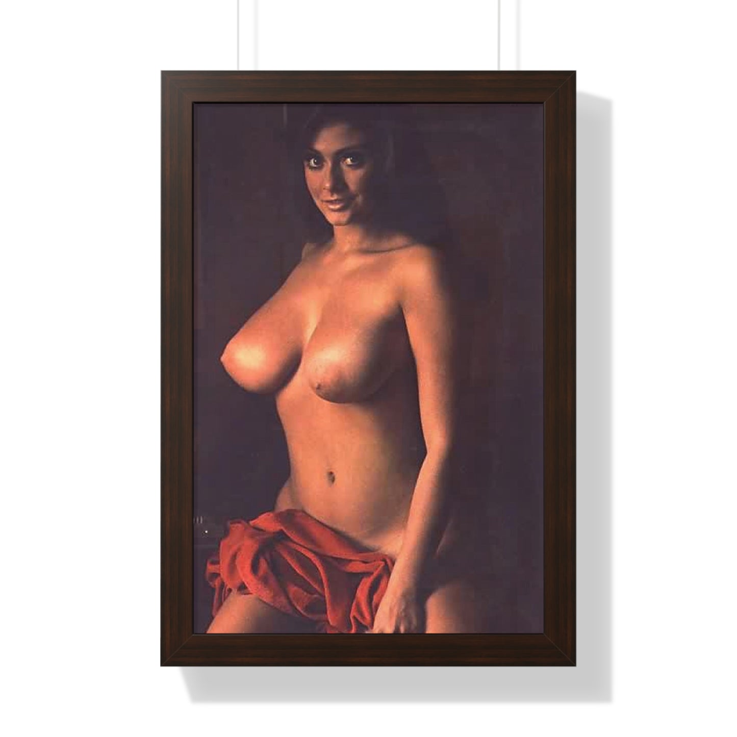 Framed Vertical Poster Playboy Playmate Cynthia Myers Nude