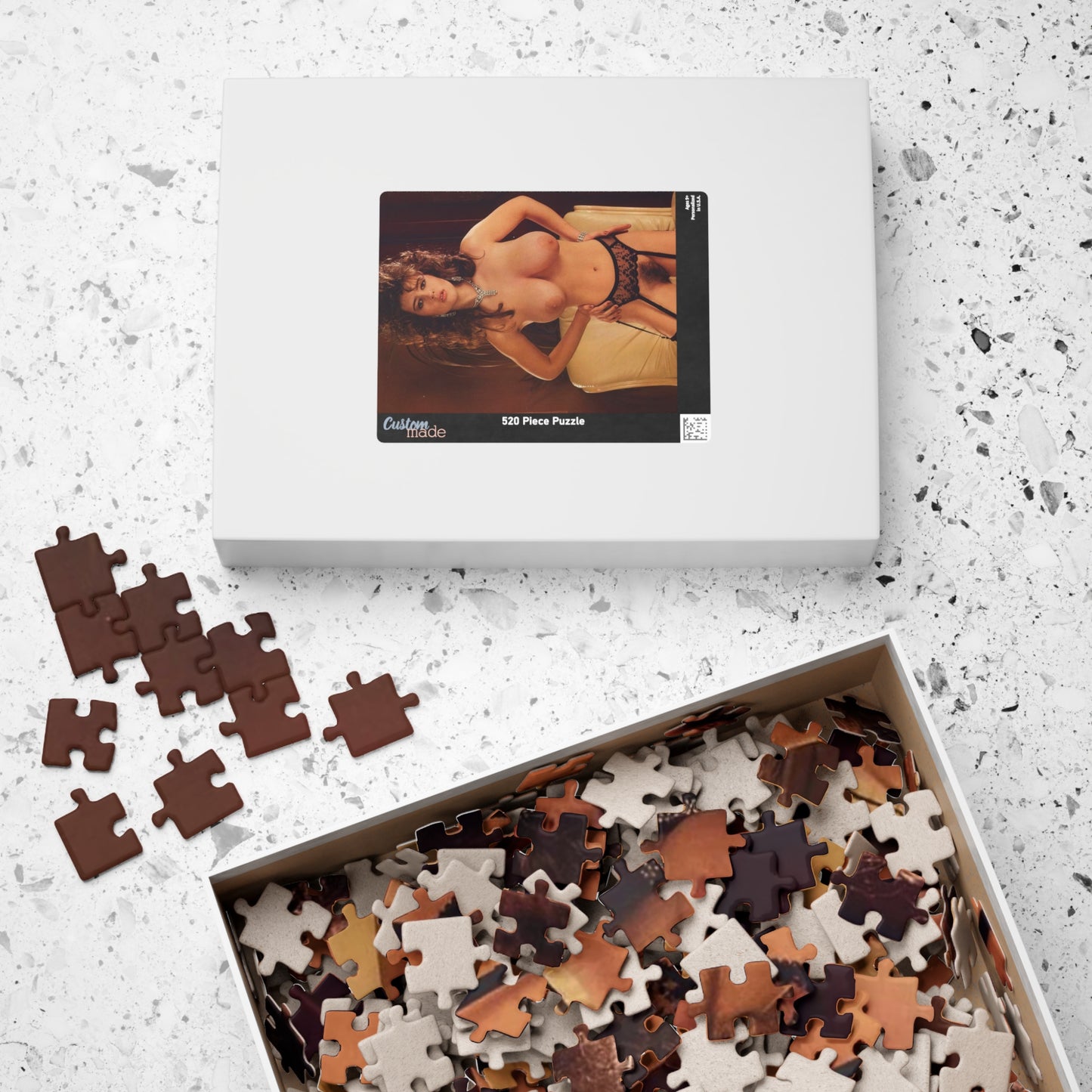 Puzzle (110, 252, 520, 1014-piece) Retro Adult Star Gail McKenna Nude
