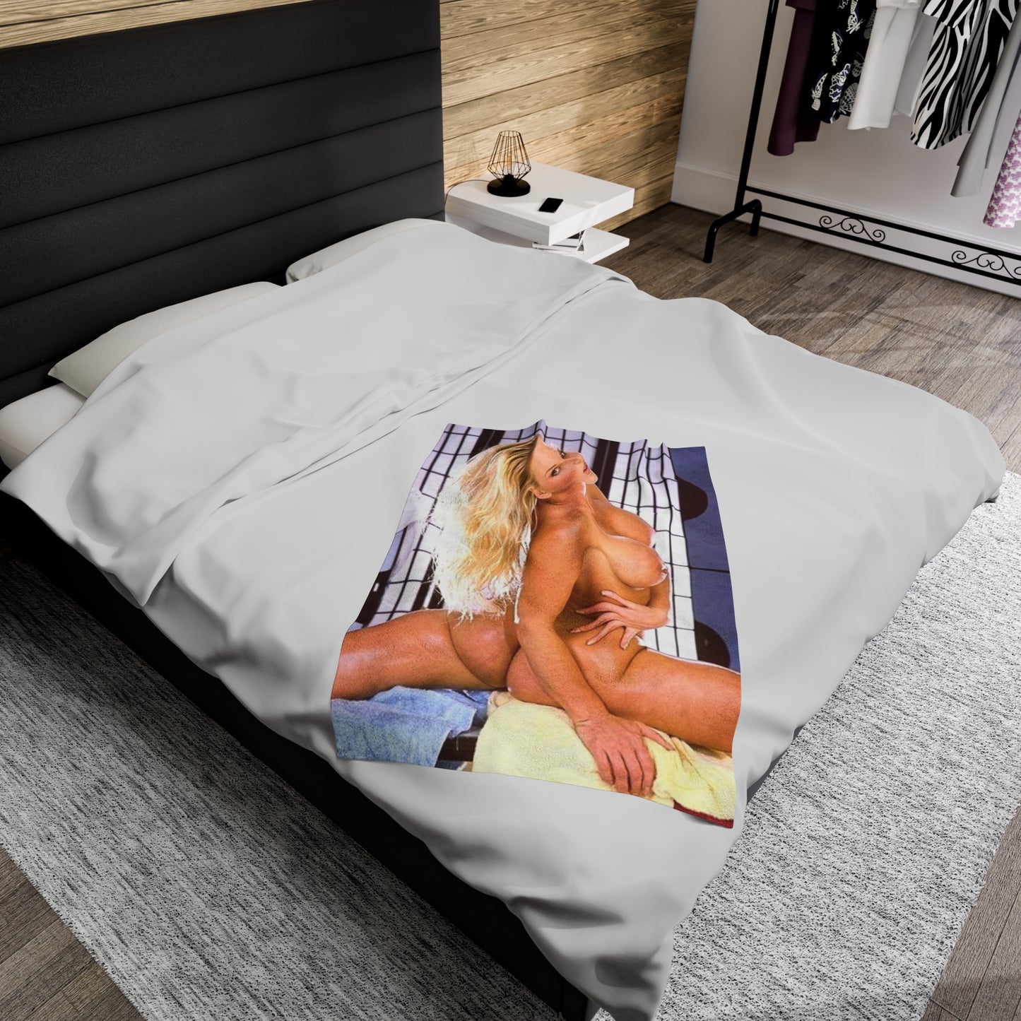 Velveteen Plush Blanket Pornstar Nikki Tyler Nude