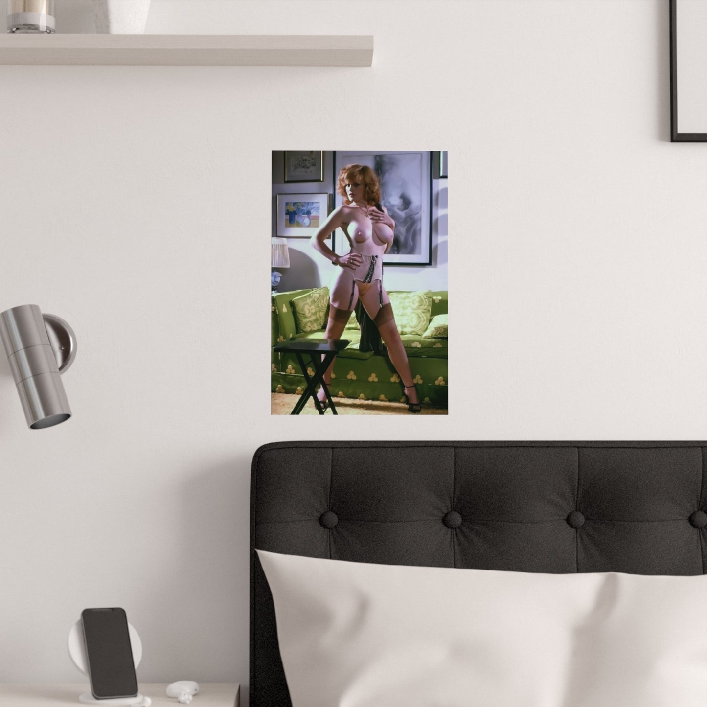 Satin Posters (210gsm) Retro Porn Star Lisa De Leeuw Nude