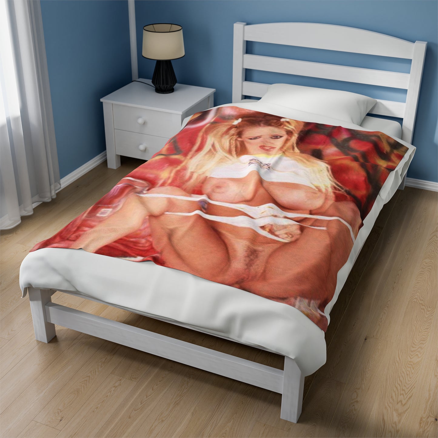 Velveteen Plush Blanket Pornstar Jenna Jameson Nude