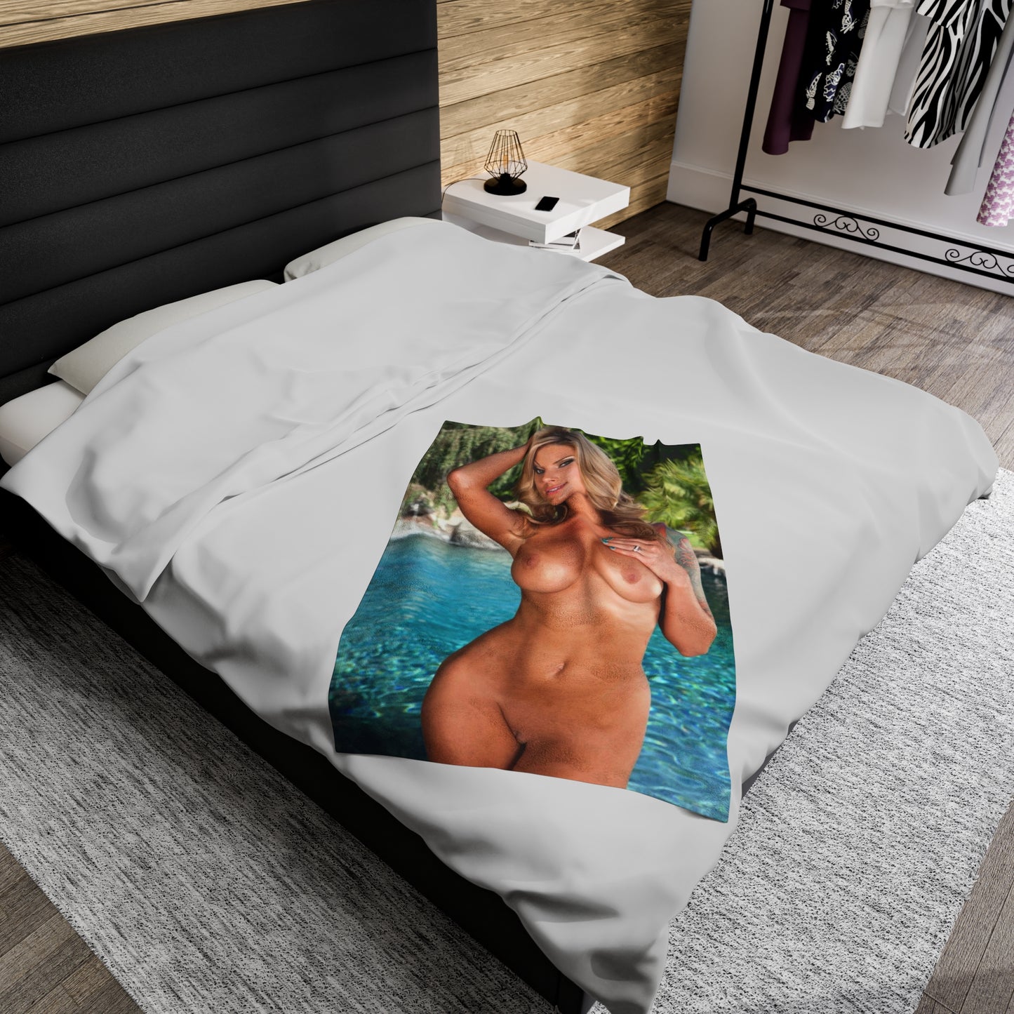 Velveteen Plush Blanket Pornstar Teagan Presley Nude