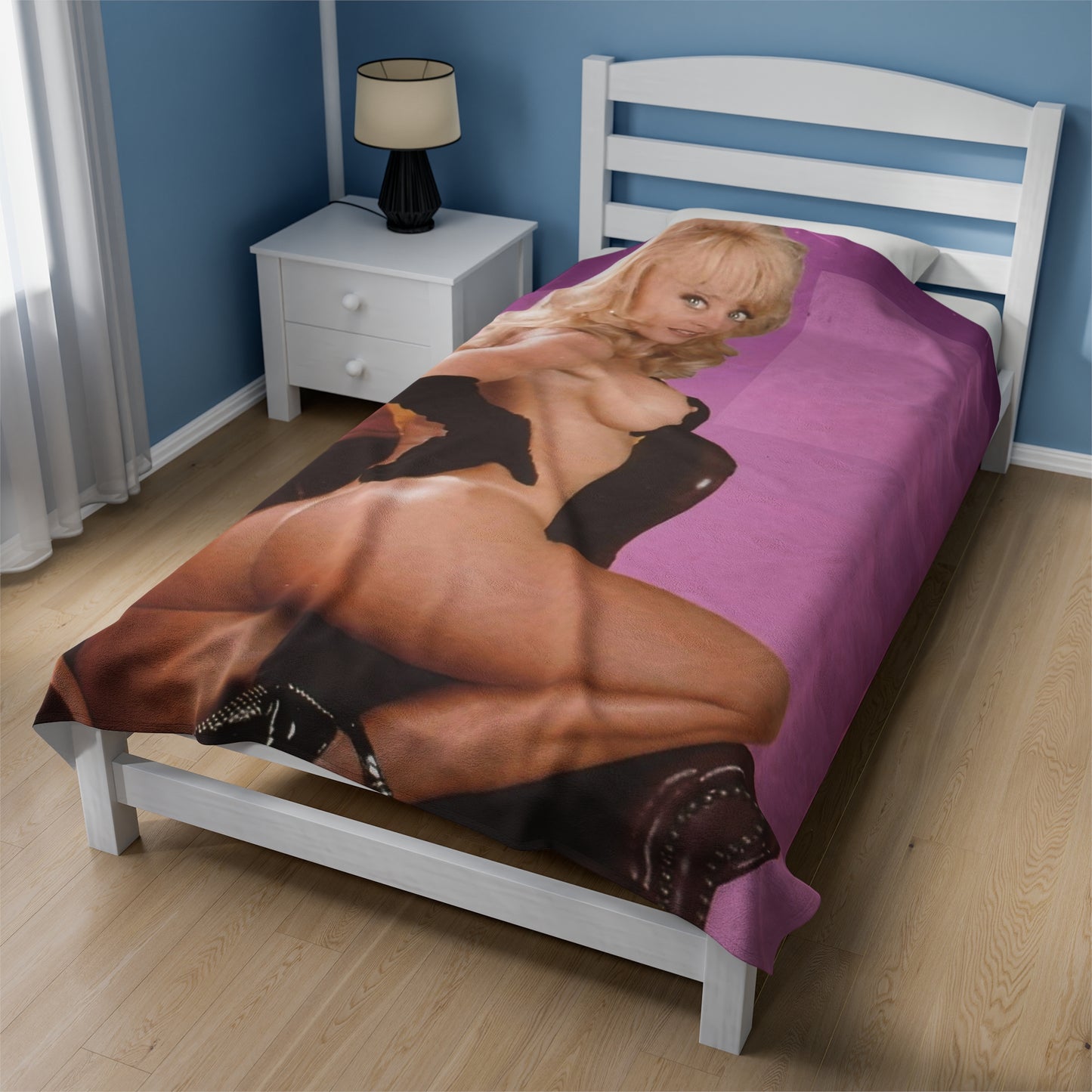 Velveteen Plush Blanket Porn Star Nina Hartley Nude
