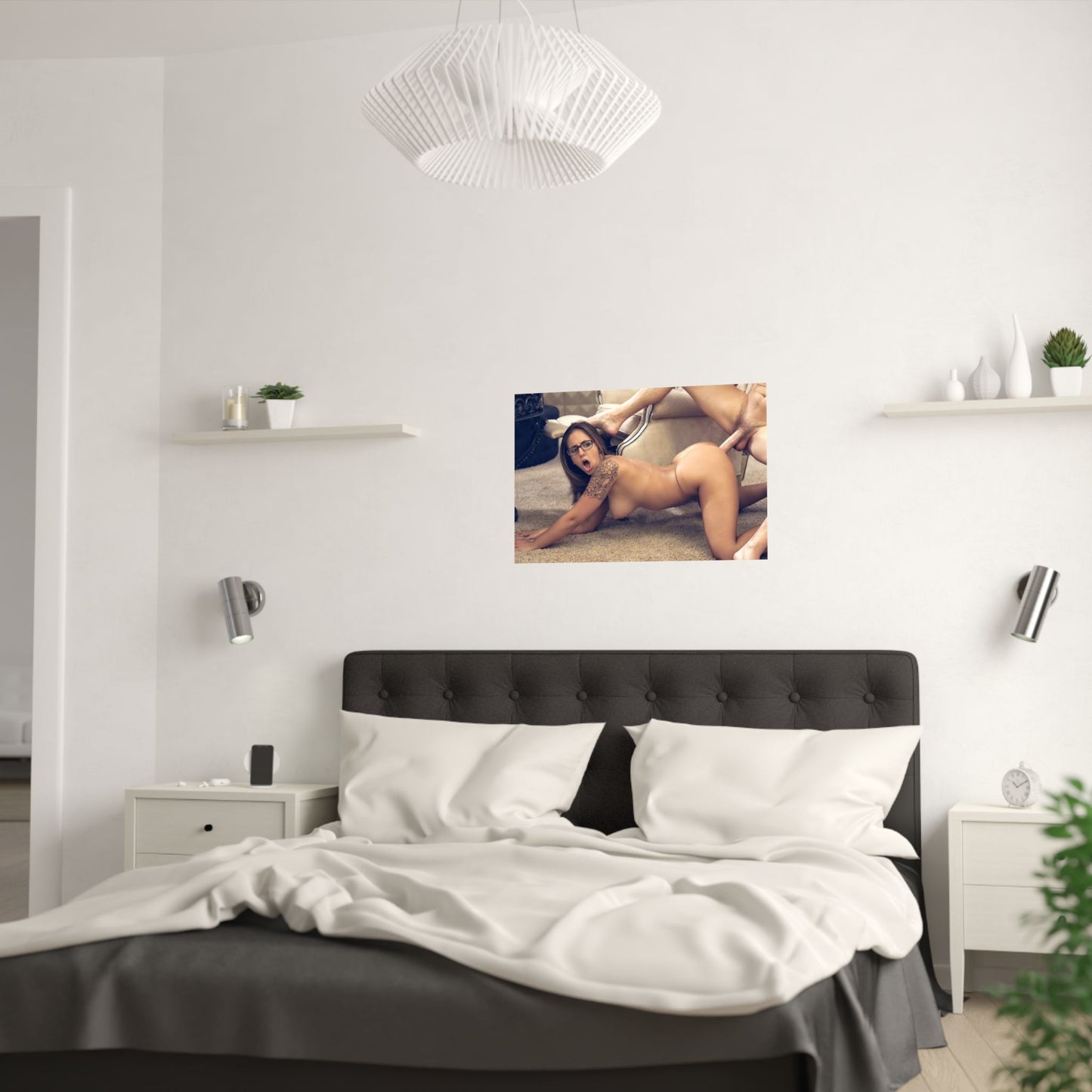 Satin Posters (210gsm) Layla London Ryan Madison Scene from Morning Joe 3
