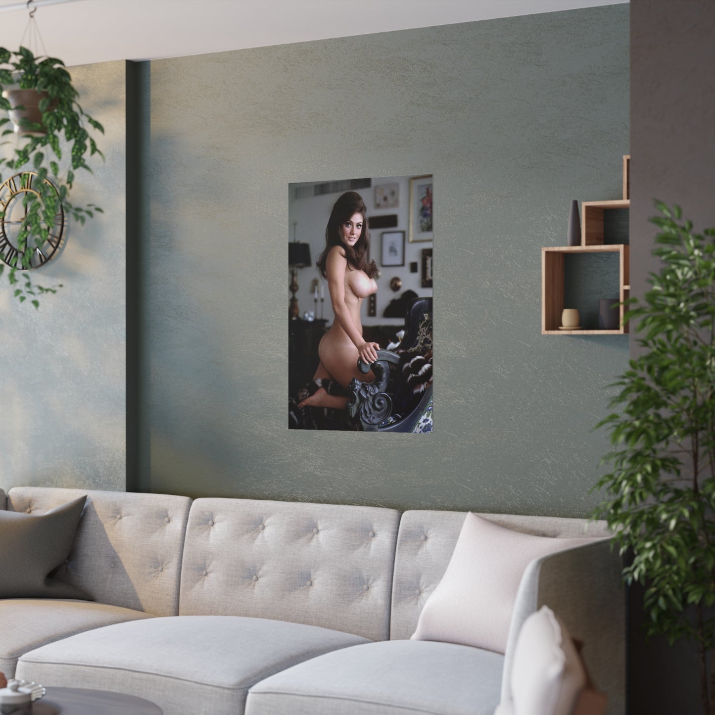 Satin Posters (210gsm) Playboy Playmate Cynthia Myers Nude