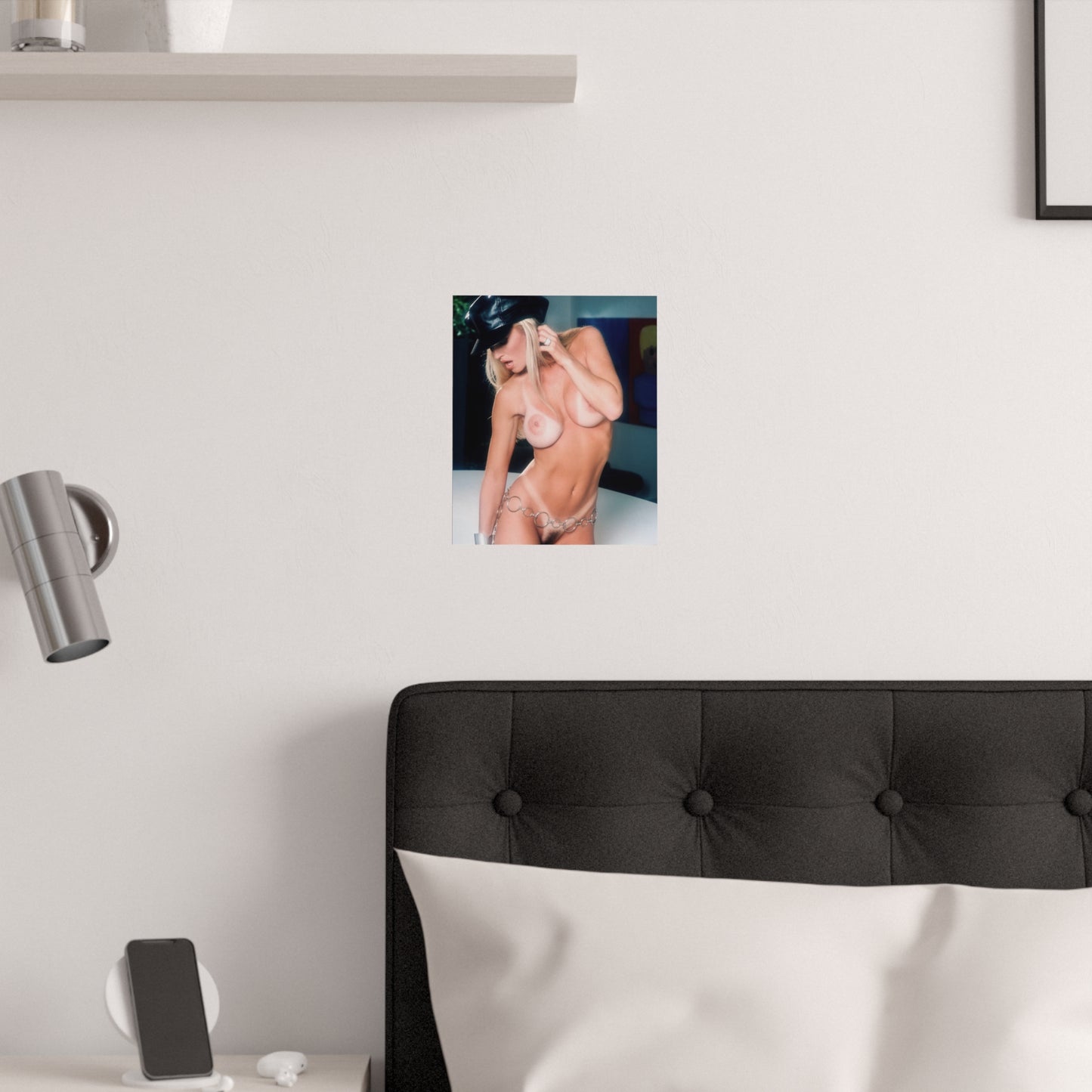 Satin Posters (210gsm) Retro Adult Star Janine Lindenmulder Nude