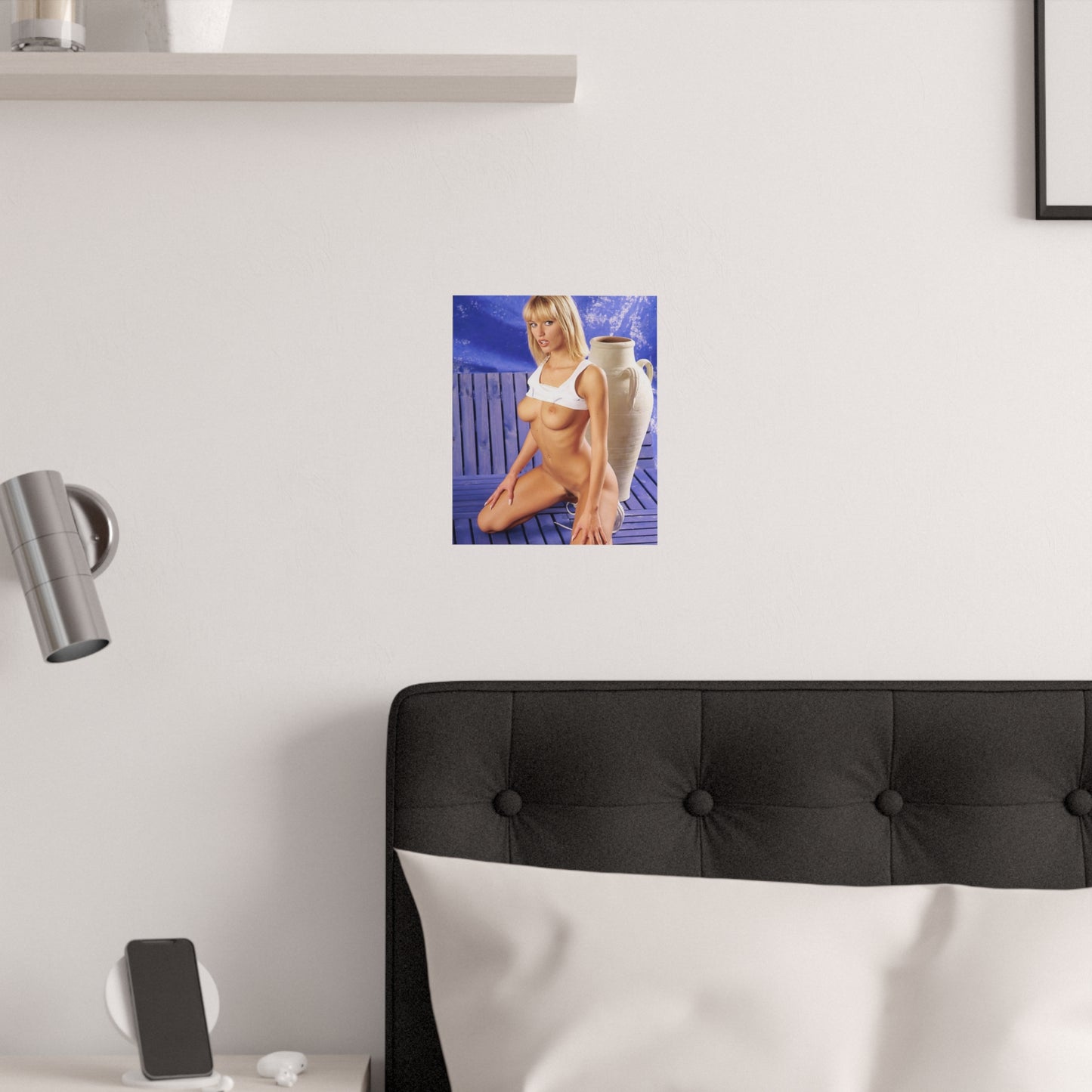 Satin Posters (210gsm) Retro Pornstar Anita Blond