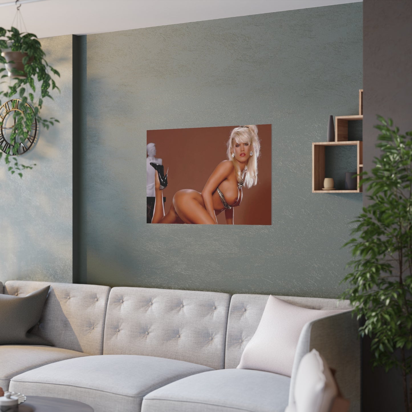 Satin Posters (210gsm) Retro 1980s Porn Star Amber Lynn