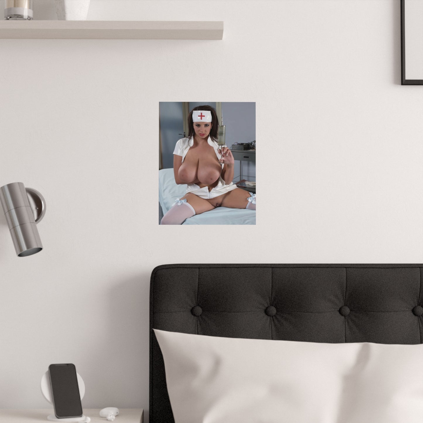Satin Posters (210gsm) Sexy Nude Nurse