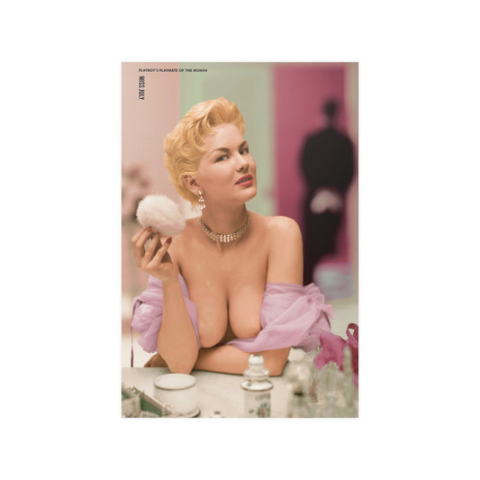 Satin Posters (210gsm) Playmate July 1955 Janet Pilgrim