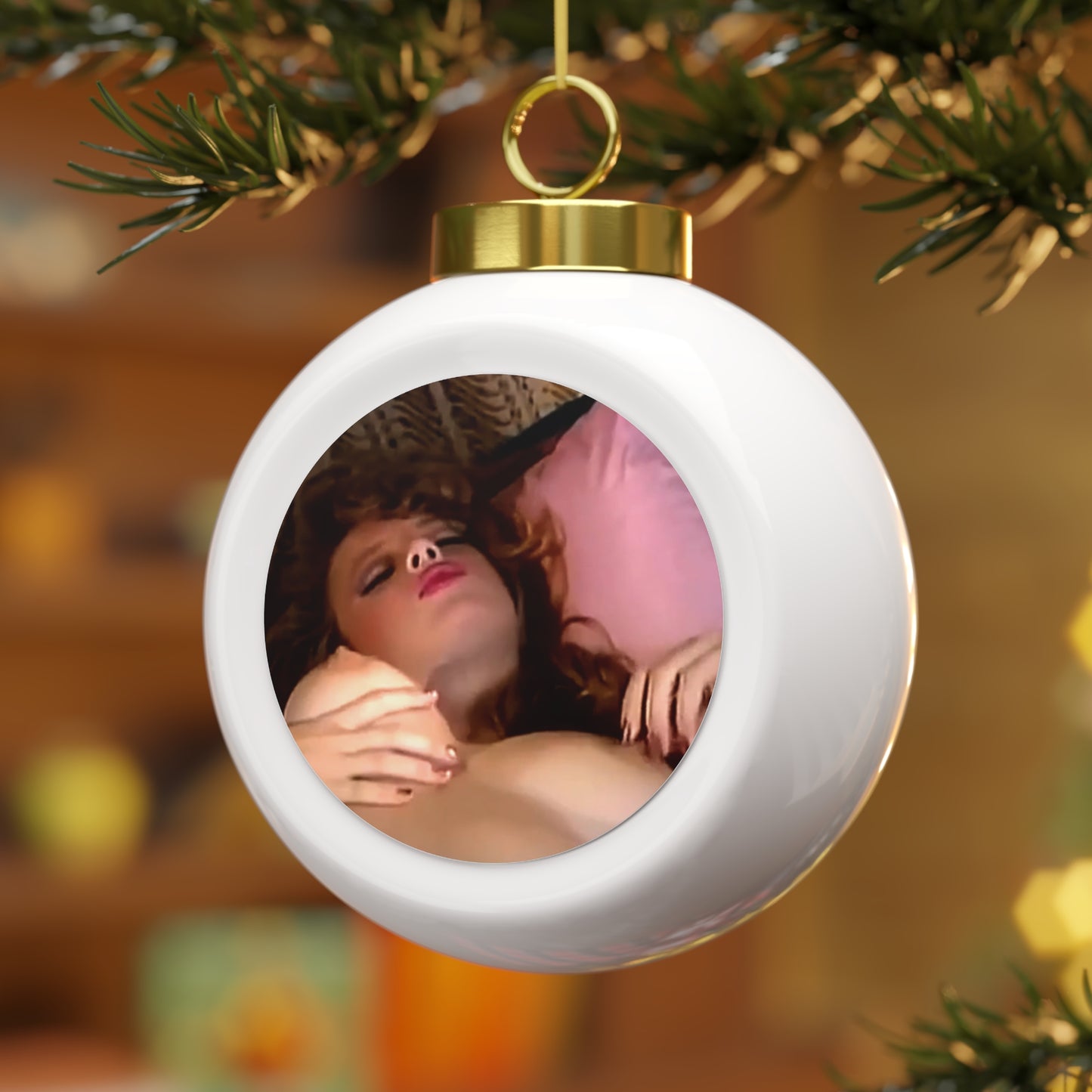 Christmas Ball Ornament Traci Lords Nude