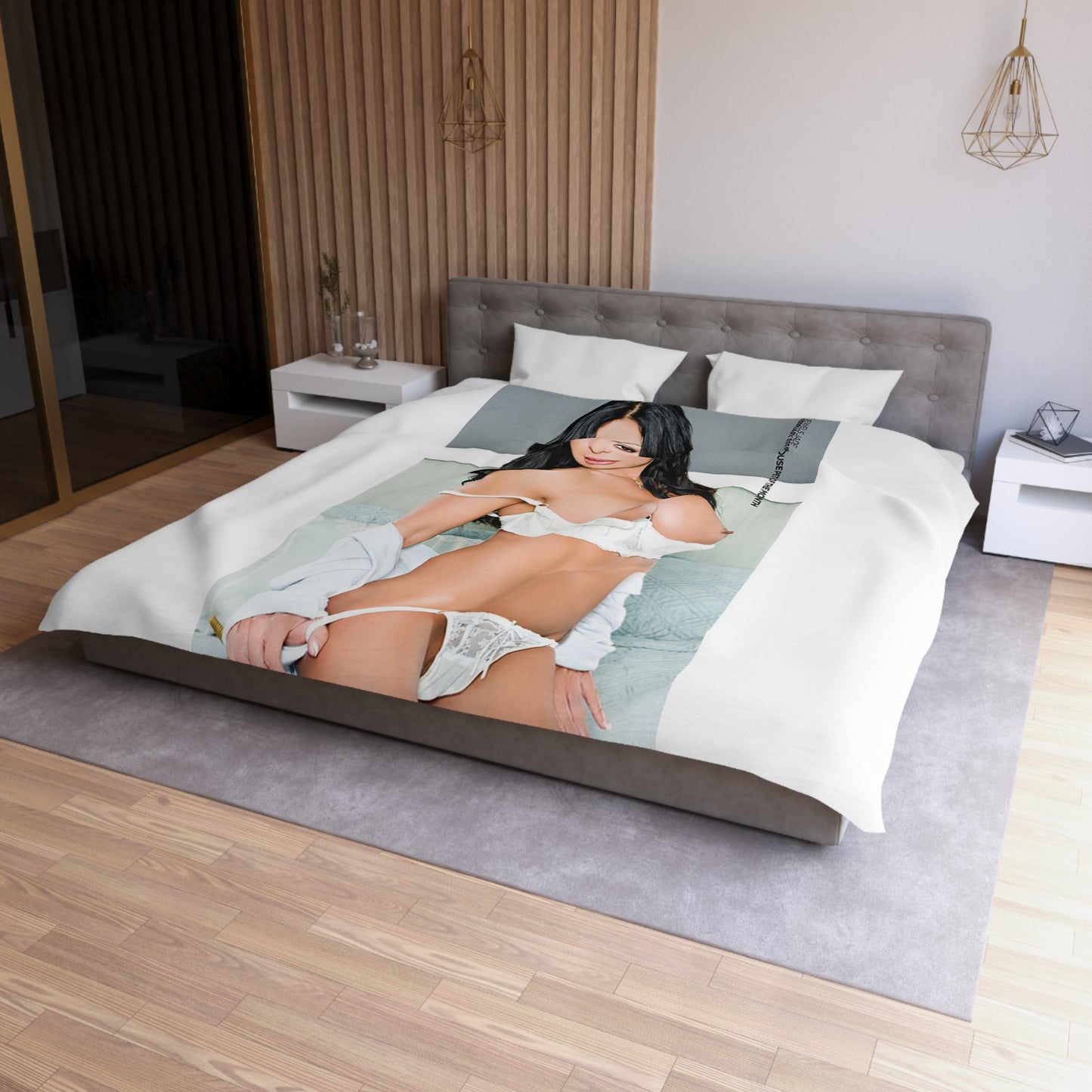 Microfiber Duvet Cover Penthouse Pet February 2011 Jewels Jade
