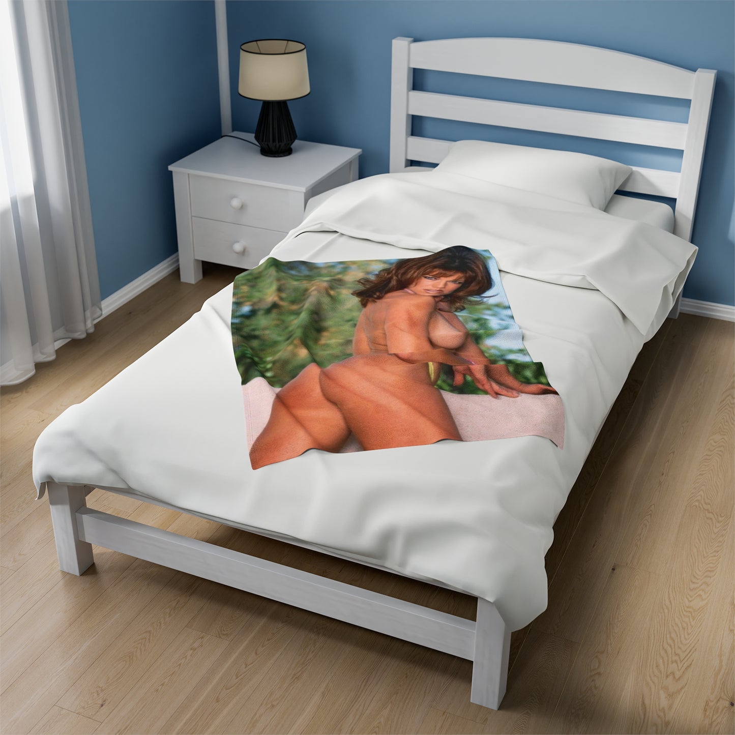 Velveteen Plush Blanket Pornstar Racquel Darrian Nude
