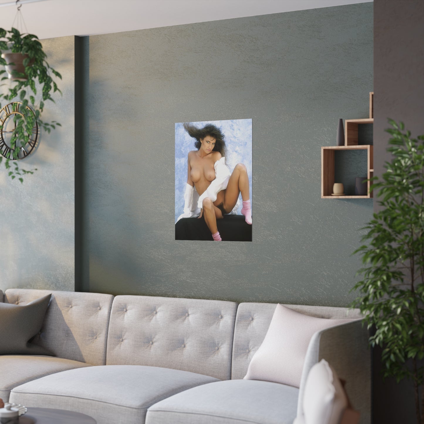 Satin Posters (210gsm) Retro Pornstar Ashlyn Gere Nude