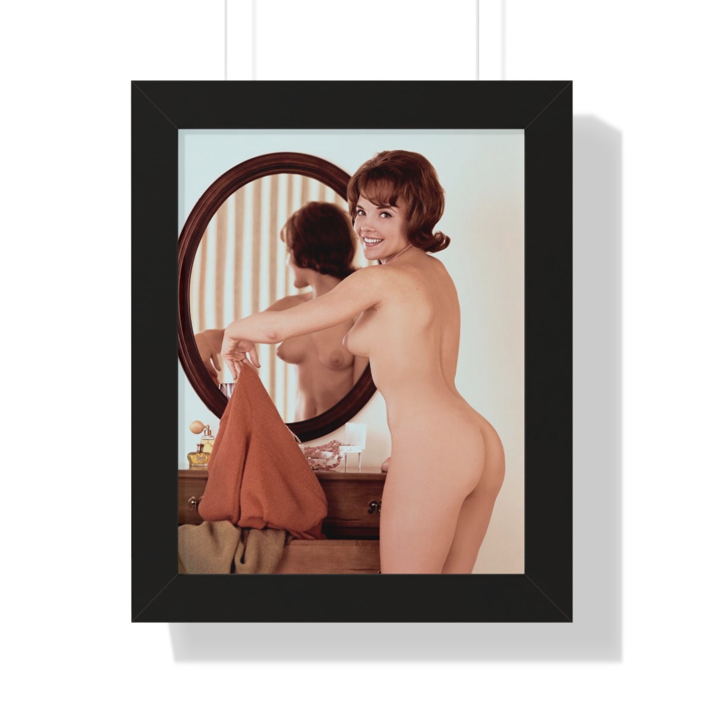 Framed Vertical Poster Playboy Playmate June 1964 Lori Winston