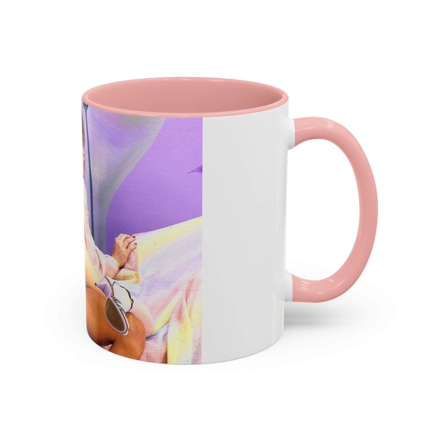 Accent Coffee Mug (11, 15oz) Traci Lords Nude Naked Retro