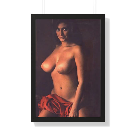 Framed Vertical Poster Playboy Playmate Cynthia Myers Nude