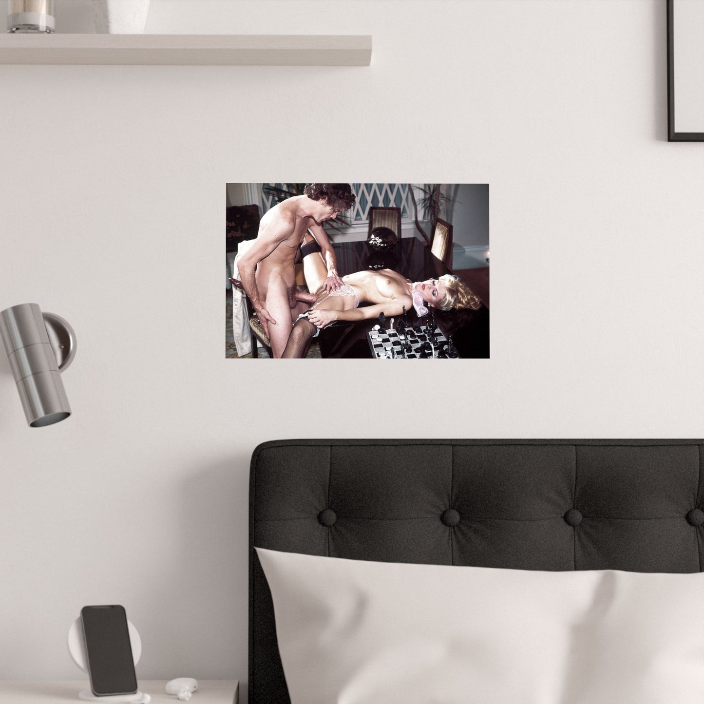 Satin Posters (210gsm) Retro Porn Scene John Holmes