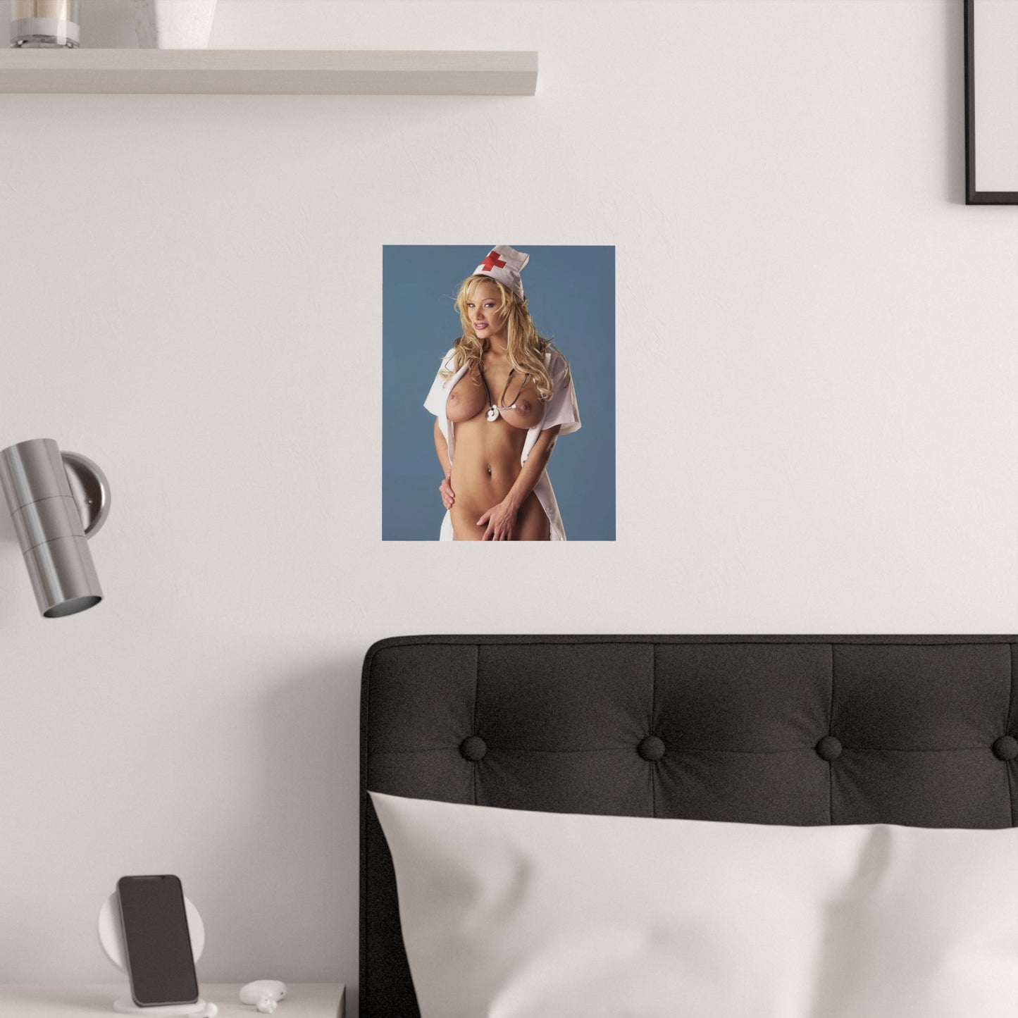 Satin Posters (210gsm) Sexy Nude Nurse Shyla Stylez