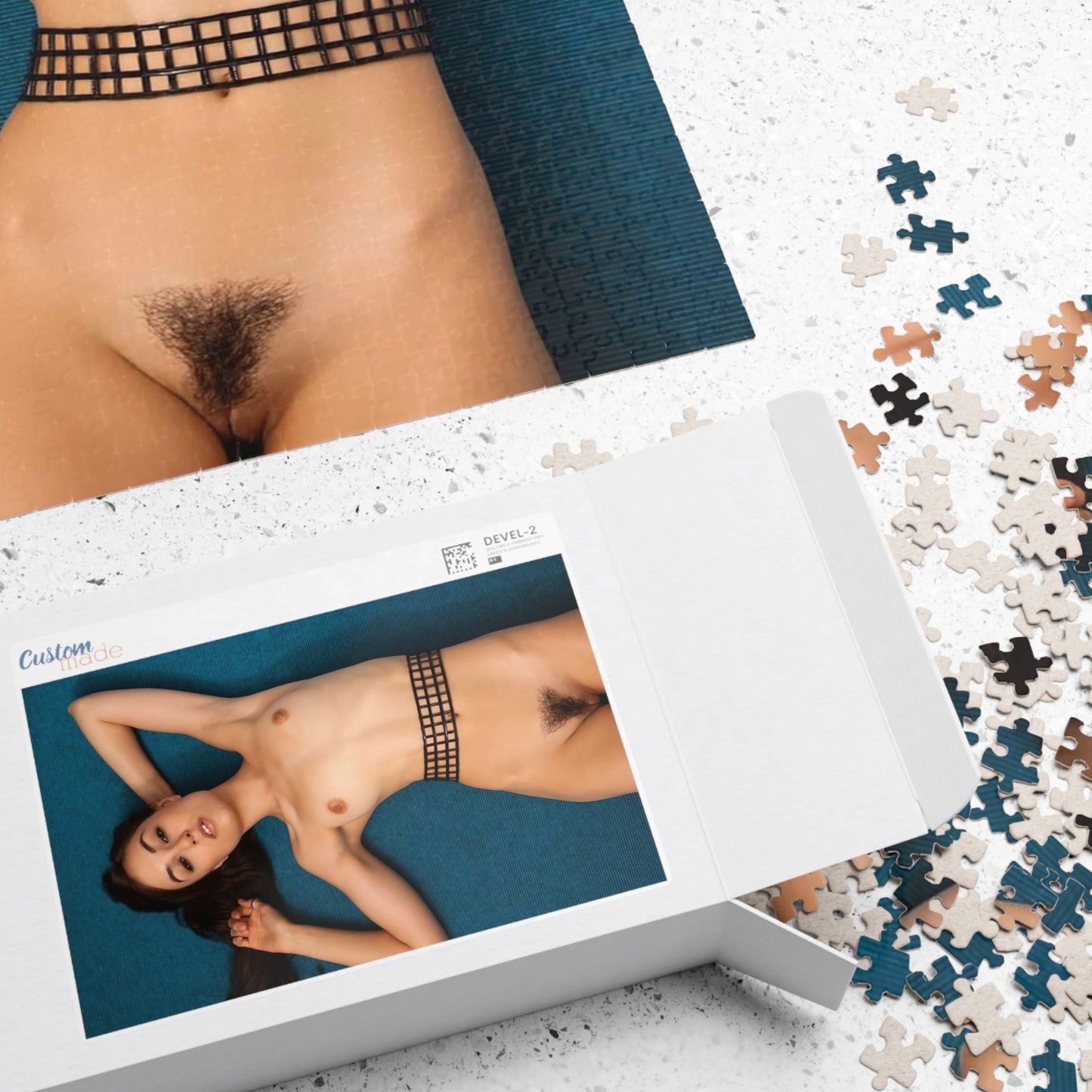 Puzzle (110, 252, 520, 1014-piece) Adult Star Sasha Grey Nude