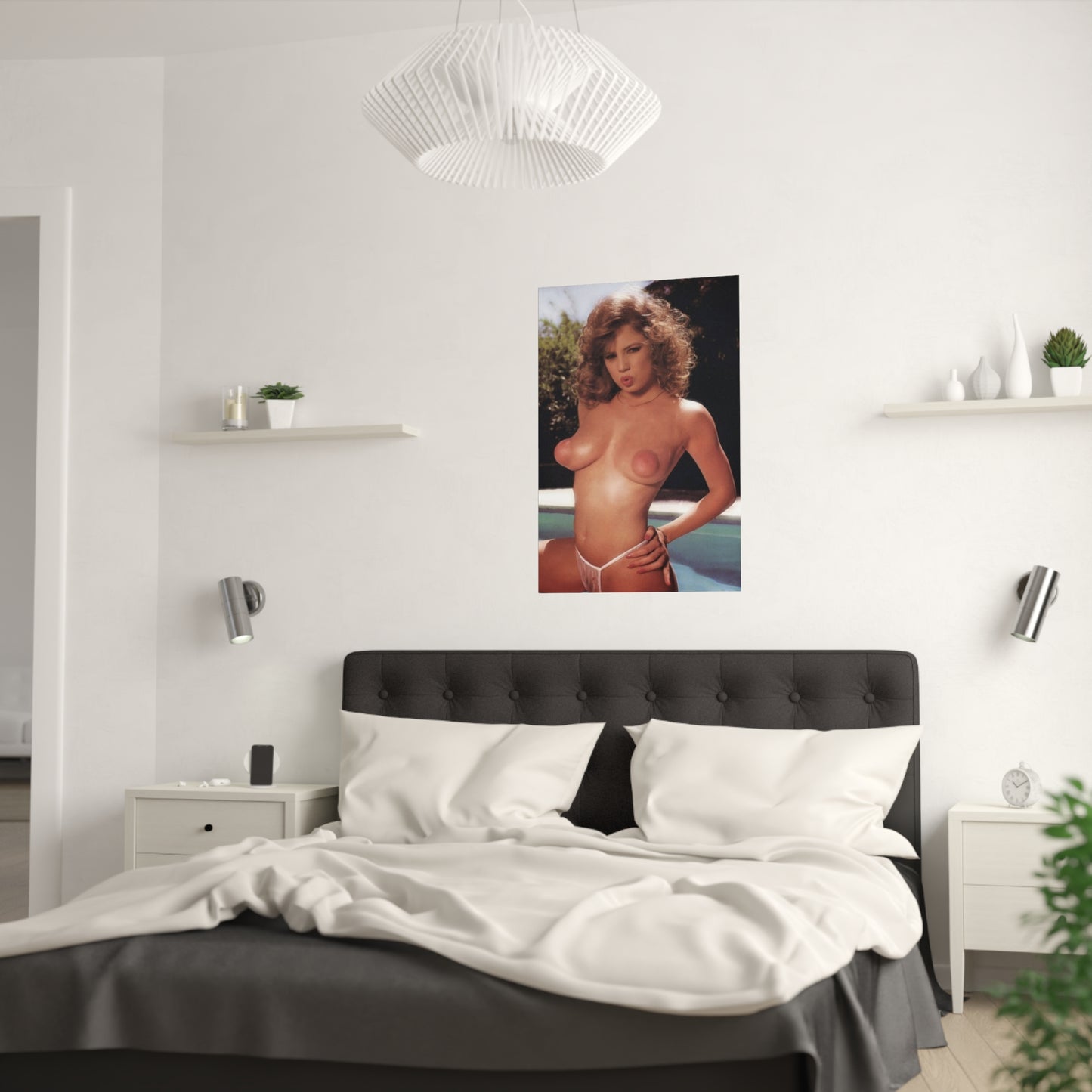 Satin Posters (210gsm) Retro Porn Star 1980s Traci