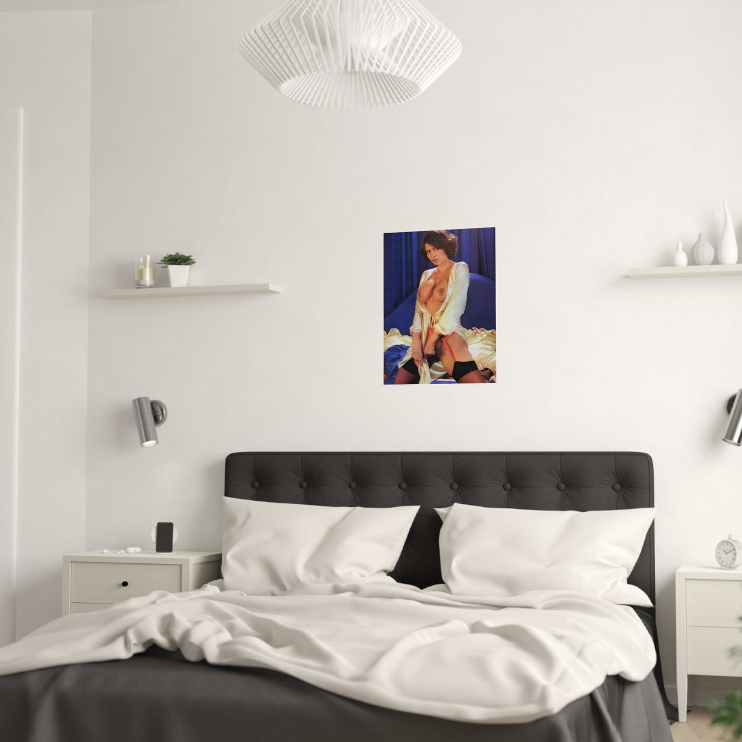 Satin Posters (210gsm) Retro Porn Star Desiree Cousteau