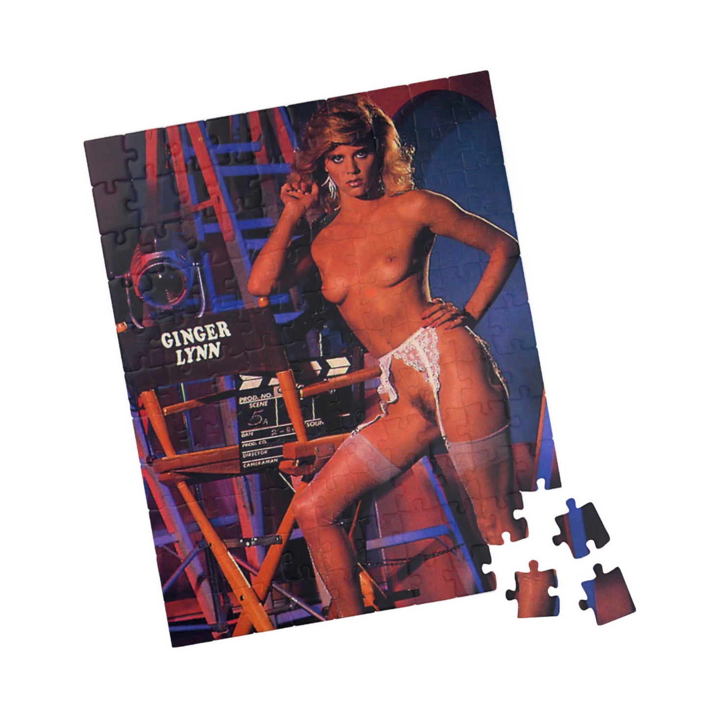 Puzzle (110, 252, 500, 1014-piece) Retro Porn Star Ginger Lynn Nude