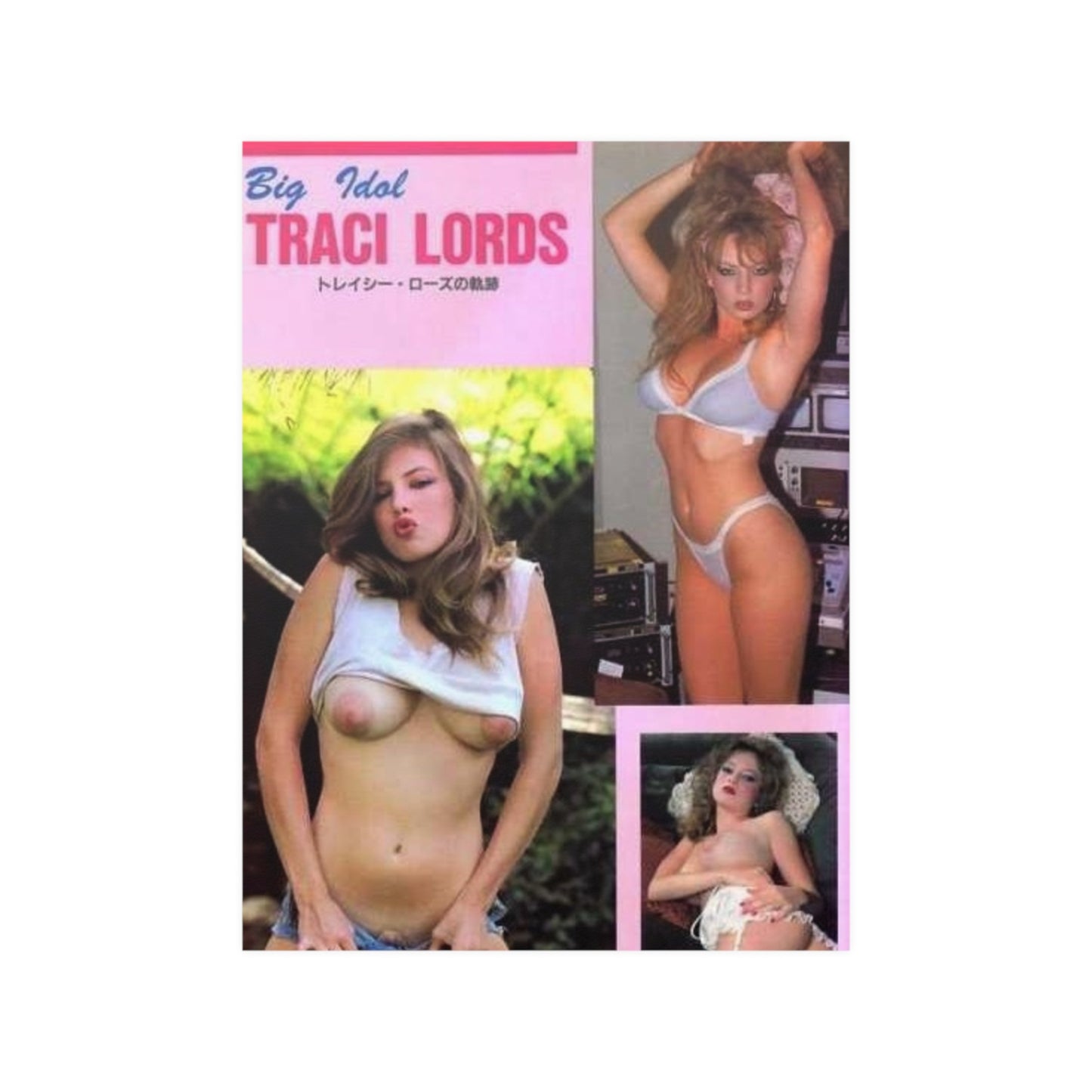 Satin Posters (210gsm) Traci Lords Nude