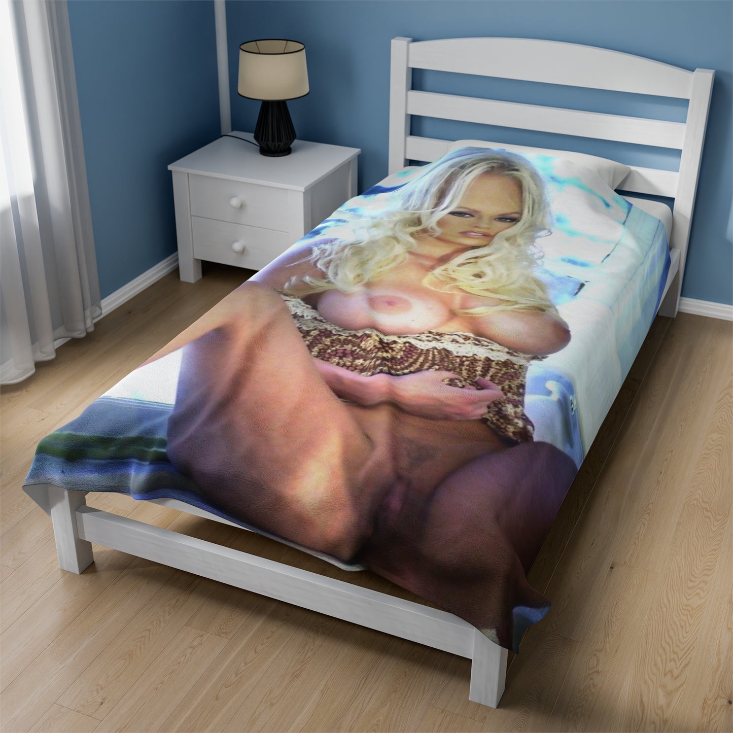 Velveteen Plush Blanket Pornstar Jenna Jameson Nude
