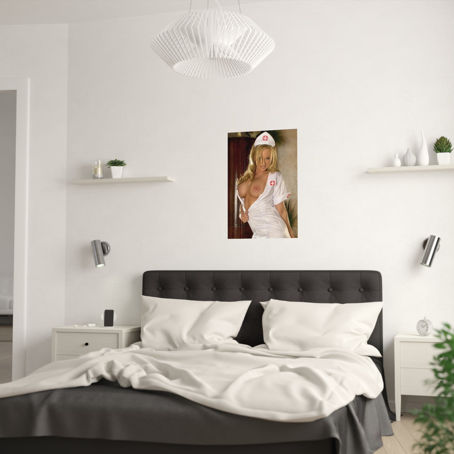 Satin Posters (210gsm) Sexy Nude Nurse
