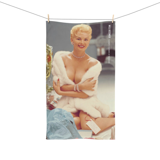 Hand Towel Playboy Playmate December 1955 Janet Pilgrim