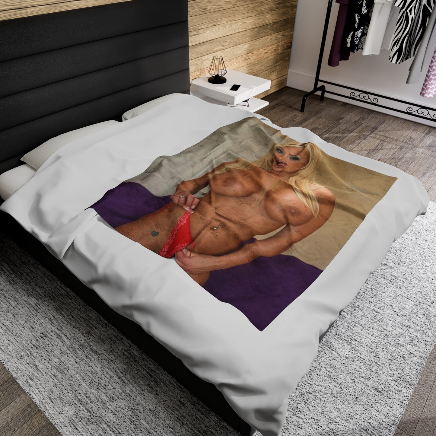 Velveteen Plush Blanket Pornstar Shyla Stylez Nude