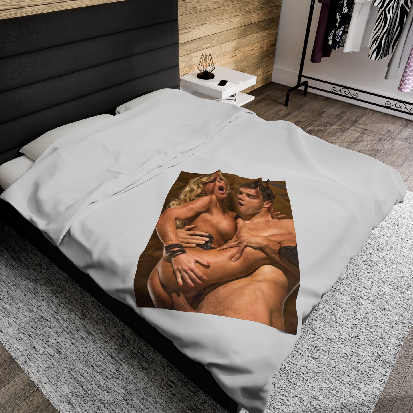 Velveteen Plush Blanket Penthouse Pet August 2010 Mckenzee Miles
