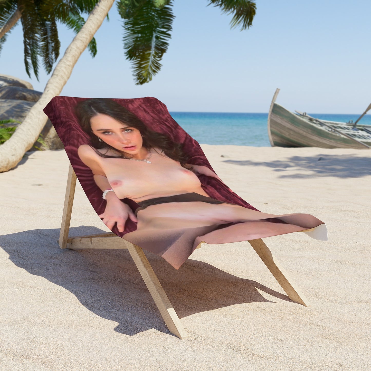 Beach Towel Hot Teen Getting Fucked POV Cumrag