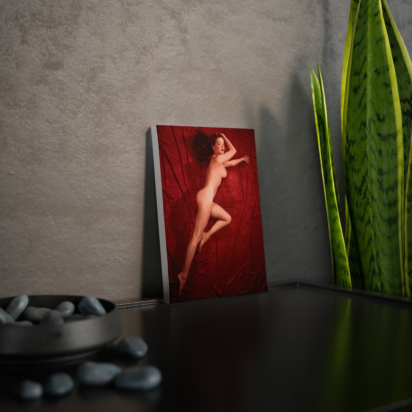 Canvas Photo Tile Playboy Playmate August 1954 Arline Hunter