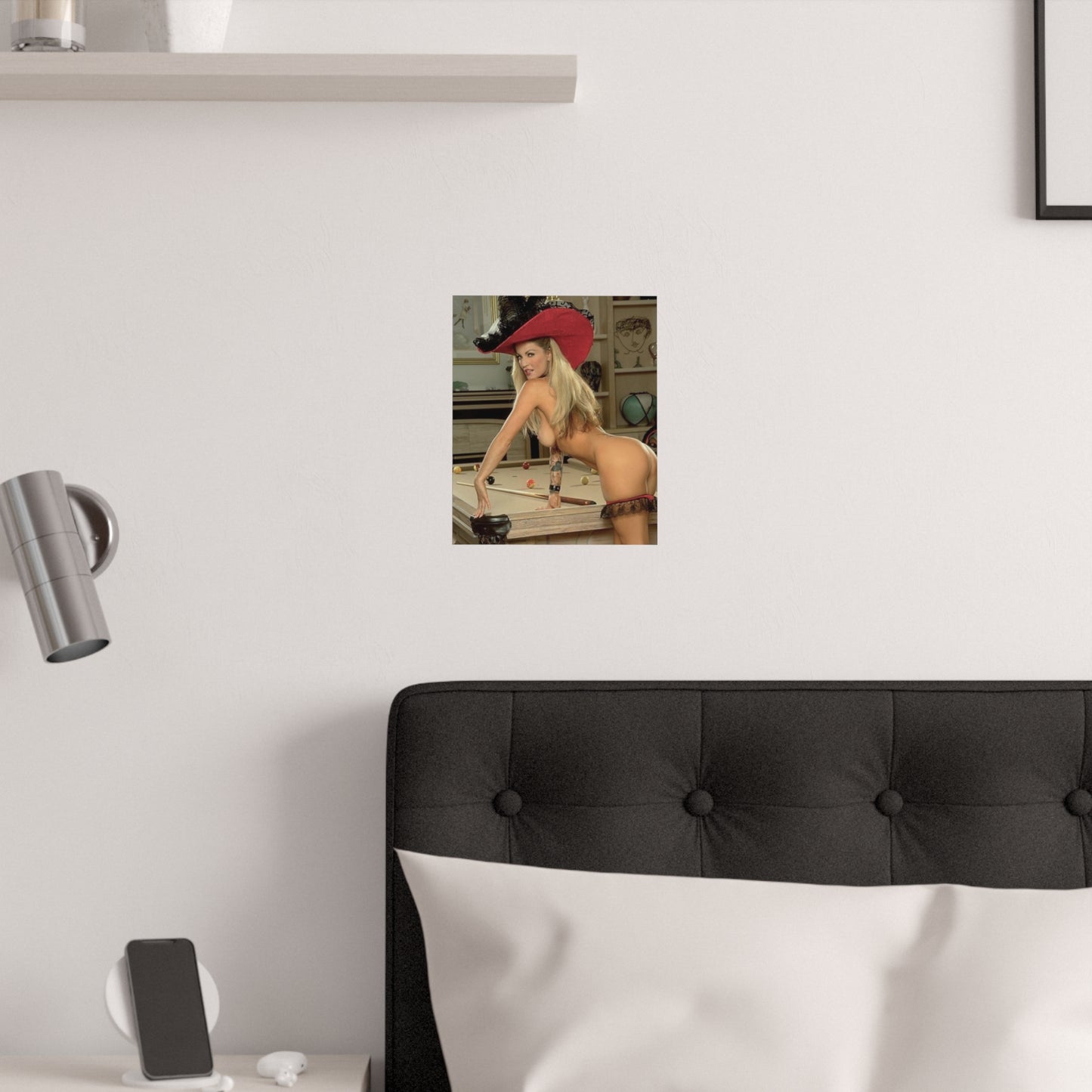 Satin Posters (210gsm) Retro Adult Star Janine Lindenmulder Nude