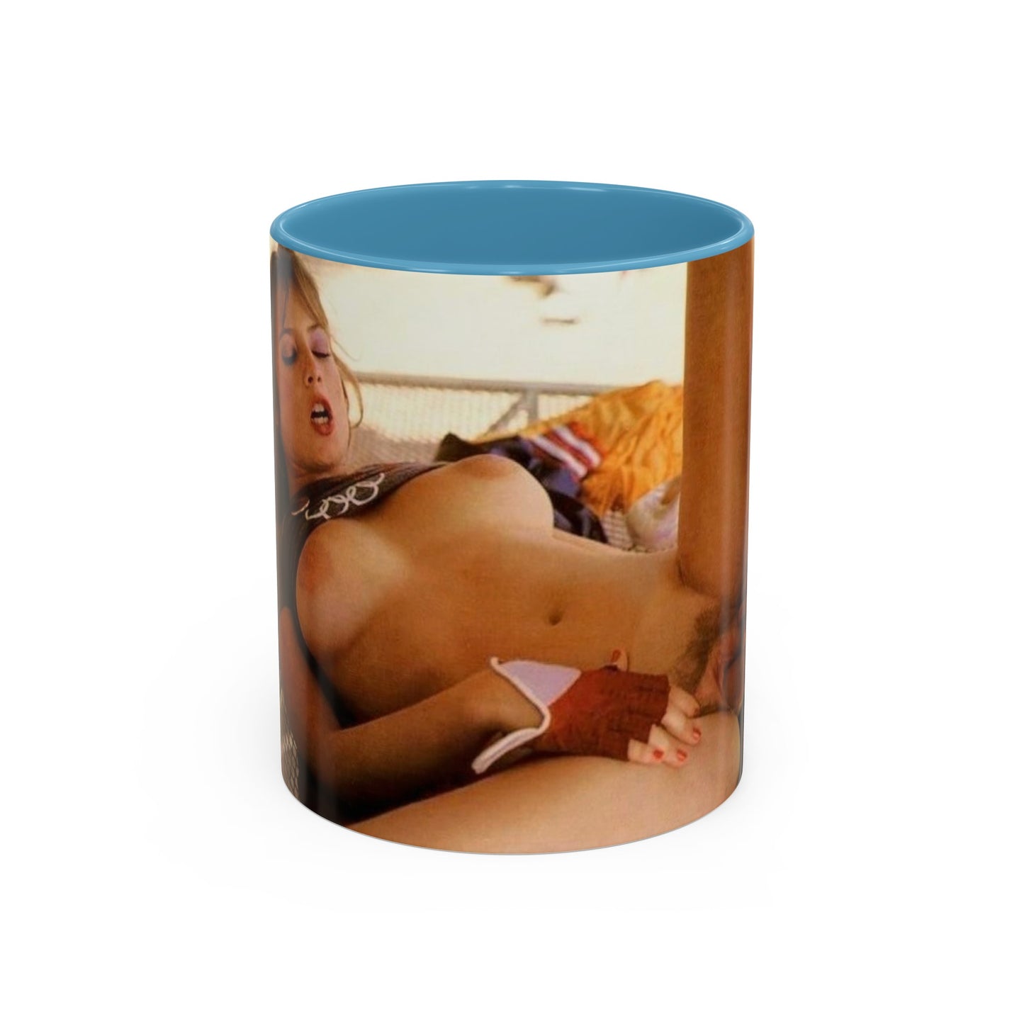 Accent Coffee Mug (11, 15oz) Traci Lords Nude Naked Retro Fuck Sex