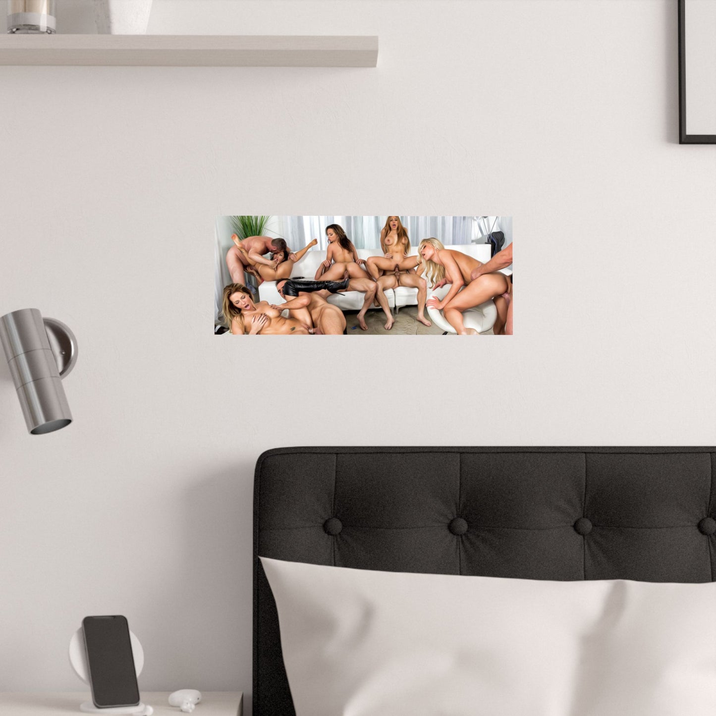Satin Posters (210gsm) Hardcore Orgy Porn Stars